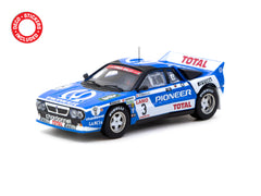 1/64 Tarmac T64P-TL002-83YR03 Lancia 037 Rally Ypres 24 Hours Rally 1983 J.C. Andruet/ F. Sappey