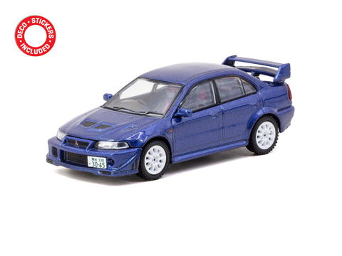 1/64 Tarmac T64R-021-TMEB Mitsubishi Lancer Evolution 6 Tommi Mäkinen Edition Blue