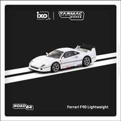 (Pre-Order) 1/64 Tarmac T64R-076-WH Ferrari F40 Lightweight White