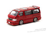 (Pre-Order) 1/64 Tarmac T64R-078-RE Toyota Hiace Wagon Custom Red