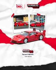 (Pre-Order) 1/64 Tarmac T64R-088-RE Ferrari F40 GTE Red