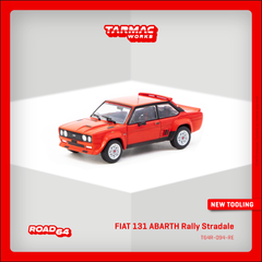 (Pre-Order) 1/64 Tarmac T64R-094-RE Fiat 131 Abarth Rally Stradale Red