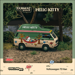 (Pre-Order) 1/64 Tarmac T64S-001-HK Volkswagen T3 Van Hello Kitty Camping
