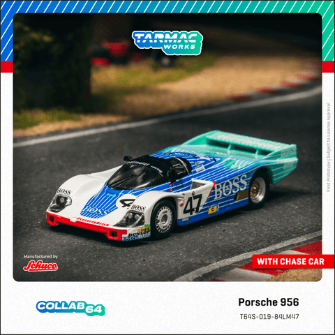(Pre-Order) 1/64 Tarmac T64S-019-84LM47 Porsche 956 Le Mans 1984 #47