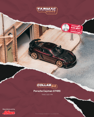 (Pre-Order) 1/64 Tarmac T64S-022-PM Porsche Cayman GT4RS Amethyst Metallic