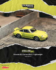 (Pre-Order) 1/64 Tarmac T64S-023-YL Porsche 911 Carrera RS 2.7 Lightweight Yellow