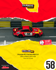 (Pre-Order) 1/64 Tarmac T64S-024-75LM58 Porsche 911 Carrera RSR 3.0 24h Le Mans 1975 #58