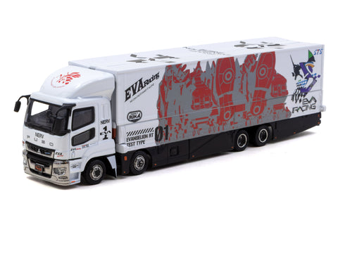 1/64 Tarmac T64T-TL001-EVA2 Mitsubishi Fuso Super Great EVA Racing