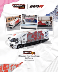 (Pre-Order) 1/64 Tarmac T64T-TL001-EVA2 Mitsubishi Fuso Super Great EVA Racing