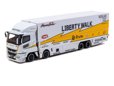 1/64 Tarmac T64T-TL001-LBY Mitsubishi Fuso Super Great LB-Trucks