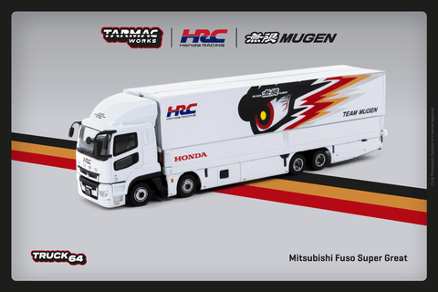 (Pre-Order) 1/64 Tarmac T64T-TL001-MU Mitsubishi Fuso Super Great Team Mugen