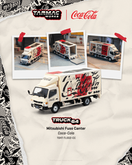 (Pre-Order) 1/64 Tarmac T64T-TL002-CC Mitsubishi Fuso Canter Coca- Cola