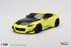 (Pre-Order) 1/18 Top Speed TS0529 Nissan Z (RZ34) Pandem Ikazuchi Yellow