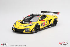 (Pre-Order) 1/18 Top Speed TS0571 Chevrolet Corvette Z06 GT3.R #4 Corvette Racing by Pratt Miller Motorsports 2024 IMSA Daytona 24 Hrs