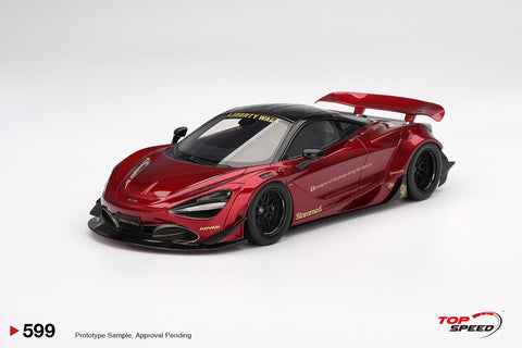 (Pre-Order) 1/18 Top Speed TS0599 McLaren 720S LB★Works Gem Red