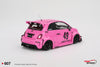 (Pre-Order) 1/18 Top Speed TS0607 LB-Works x Abas Works Abarth 595 Pink