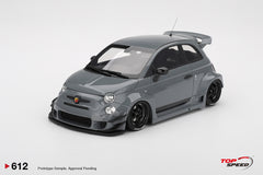(Pre-Order) 1/18 Top Speed TS0612 Abarth LB-Works x Abas Works 595 Grey