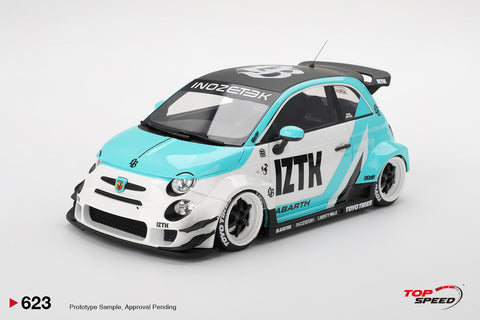 (Pre-Order) 1/18 Top Speed TS0623 Abarth 595 LB-Works x Abas Works IZTK