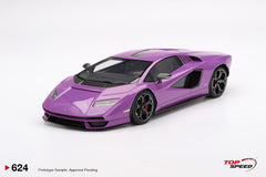(Pre-Order) 1/18 Top Speed TS0624 Lamborghini LPI 800-4 Viola 30th