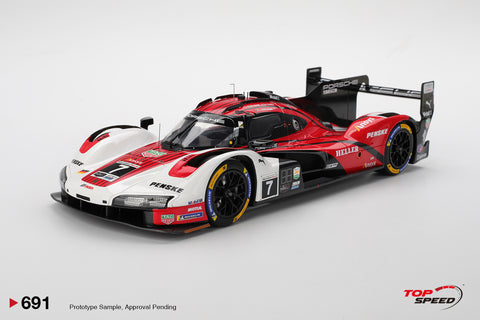 (Pre-Order) 1/18 Top Speed TS0691 Porsche 963 #7 Porsche Penske Motorsport 2025 IMSA Daytona 24 Hrs Winner