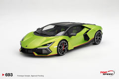 (Pre-Order) 1/18 Top Speed TS0693 Lamborghini Revuelto Verde Citrea Matt