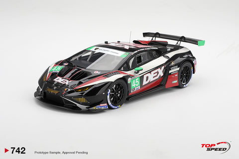 (Pre-Order) 1/18 Top Speed TS0742 Lamborghini Huracan GT3 Evo2 #45 DEX Wayne Taylor Racing 2026 IMSA Daytona 24 Hrs