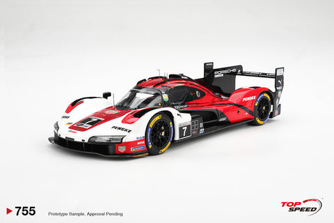 (Pre-Order) 1/18 Top Speed TS0755 Porsche 963 #7 Porsche Penske Motorsport 2026 IMSA Daytona 24 Hrs Winner