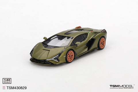 (Pre-Order) 1/43 TSM TSM430829 Lamborghini Sian FKP 37 Verde Gea Matt