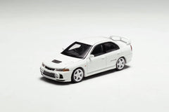 (Pre-Order) 1/64 Motorhelix M64003 Mitsubishi Lancer Evolution 4 Scotia White