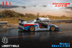 (Pre-Order) 1/64 Demon King Auto DKAFF40M LBWK F40 Martini LHD