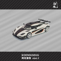 (Pre-Order) 1/64 MJ Model MJKOBLL Koenigsegg One:1 Blue Luminous LHD