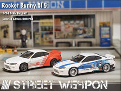 (Pre-Order) 1/64 Street Weapon SWNSS15WB Pandem Silvia S15 White/ Blue