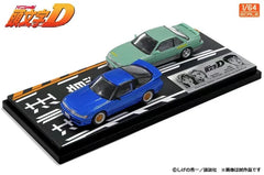 (Pre-Order) 1/64 Modeler's MD64220 Initial D Set Vol.20 Iketani Koichiro (S13) & Sato Mako Sayuki (Sil80)