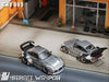 (Pre-Order) 1/64 Street Weapon SWP993HWR RWB 993 High Wing Raw LHD