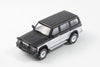 (Pre-Order) 1/64 Shadow Pro 450 Nissan Patrol Y60 Black/ Silver LHD