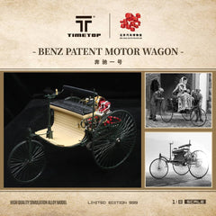 (Pre-Order) 1/8 Time Top TT888001 Benz Patent-Motorwagen Car No.1