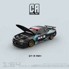 (Pre-Order) 1/64 Cool Art CA646313 Nissan Skyline GT-R R34 Z-Tune HKS