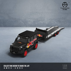 (Pre-Order) 1/64 Time Micro TM641309-2 Mercedes-Benz G550 W463 2017 Red Bull LHD w/ Trailer