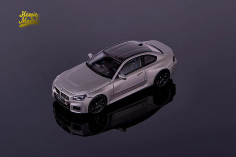 (Pre-Order) 1/64 Howie Model HMBM2MG BMW M2 G87 Metallic Matt Grey LHD