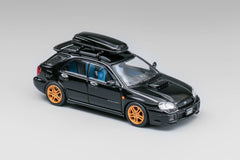 (Pre-Order) 1/64 Furuya FSWRXWBLBK Subaru Impreza WRX STi Wagon Mk2 GG Blobeye Black