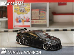 (Pre-Order) 1/64 Street Weapon SWBM4BK BMW M4 G82 Adro Body Kit Black LHD