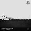 (Pre-Order) 1/64 Time Micro TM647501 Scania S730 V8 Flatbed Transport Vehicle White LHD