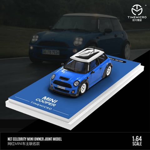 (Pre-Order) 1/64 Time Micro TM643632 Mini Cooper Dark Blue