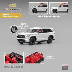 (Pre-Order) 1/64 CM Model CM64-SEQUOIA-01 Toyota Sequoia Pearl White