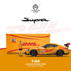 (Pre-Order) 1/64 Time Micro TM647409-2 Toyota Supra A90 DHL #091 LHD w/ Container & Figurine