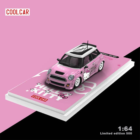 (Pre-Order) 1/64 Cool Car CC643635 Mini Cooper Hello Kitty Pink