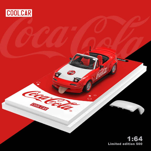 (Pre-Order) 1/64 Cool Car CC646909 Eunos Roadster Coke Red/ White