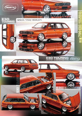 (Pre-Order) 1/64 Mortal MBE30CO BMW M3 E30 Touring Customized Version Sunset Orange LHD