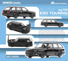 (Pre-Order) 1/64 Mortal MBE30CBK BMW M3 E30 Touring Customized Version Full Black LHD