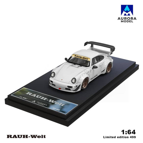 (Pre-Order) 1/64 Aurora Model AMP964W RWB 964 Pearl White LHD